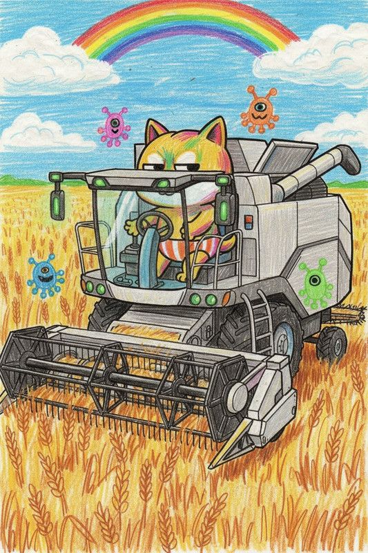 旺柴社区创作 - 丰收时节